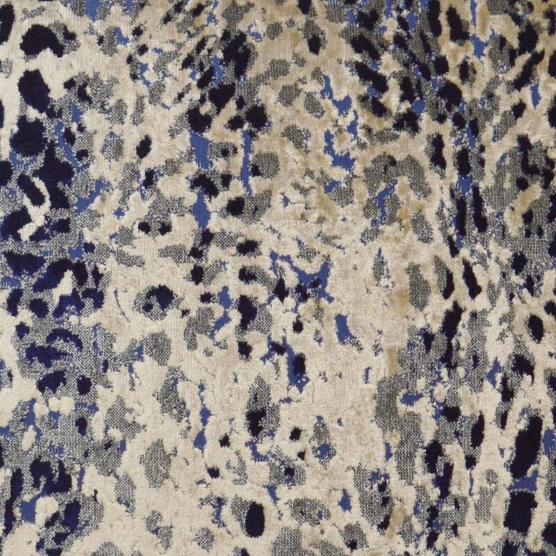 Blue Feather Down Accent Chair X83363
