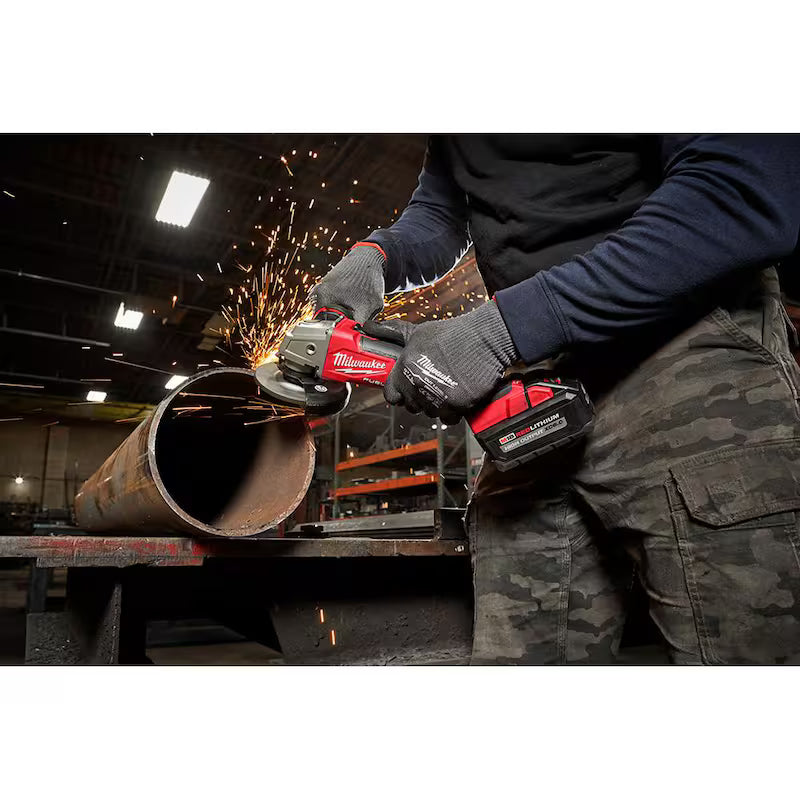 18V Cordless 4-1/2 in./5 in. Grinder Kit with Two 6.0 Ah Batteries I6766