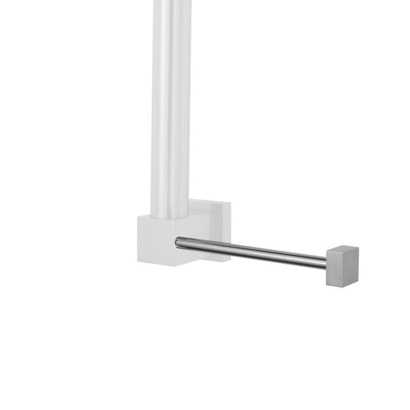 Pewter Vertical Toilet Paper Holder for Grab Bar D35875