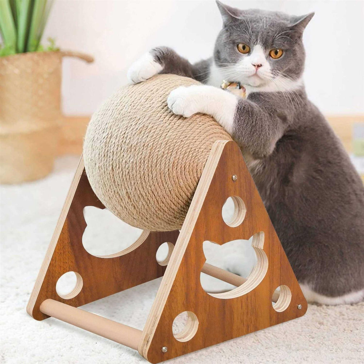 Natural Sisal Cat Scratching Ball Y105411