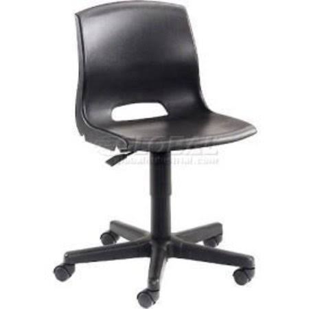 Black Plastic Office Chair V655