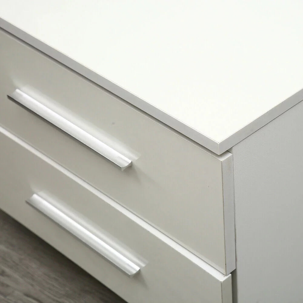 High Gloss 2 Drawer Nightstand Q11386