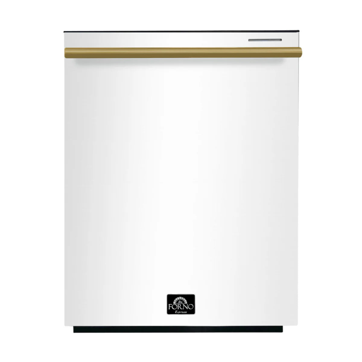 24 Built-In Dishwasher with Antique Brass Handles D420