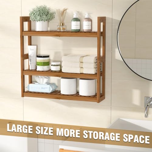 3 Tier Bamboo Bathroom Shelf A209