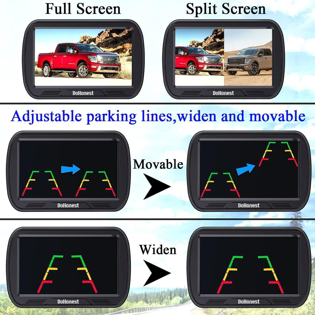 5'' Monitor HD 1080P Bluetooth Rear View Camera S724503
