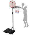 Portable Height Adjustable Basketball Hoop with Wheels T55625