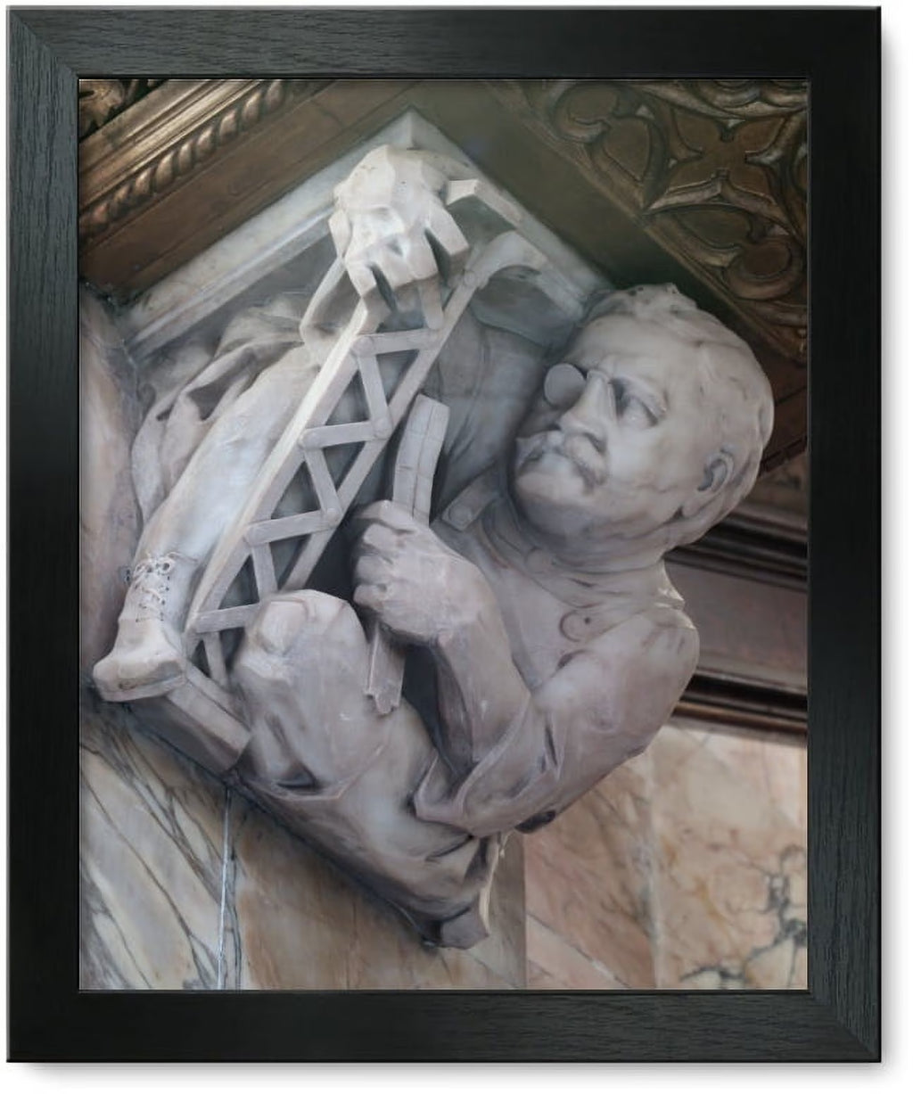 Framed Print: Architectural Details, The Woolworth Building V554