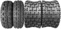 21x7-10 20x10-9 ATV Tires Set of 4 Tubeless All Terrain 4Ply J757