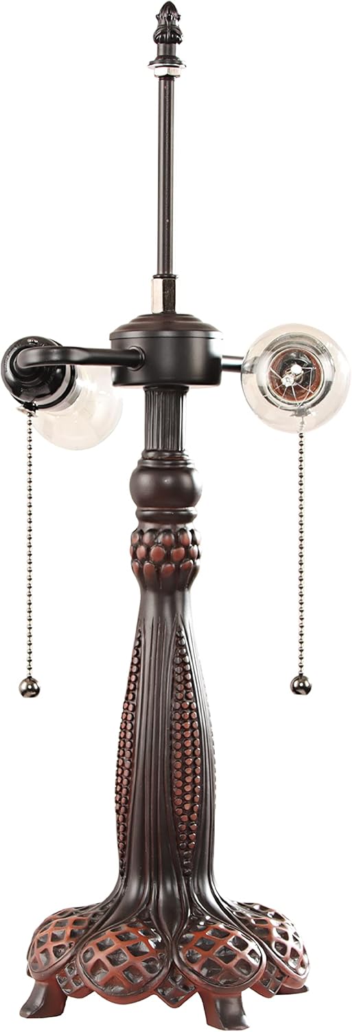 Tiffany-Style 2 Light Dragonfly Table Lamp 16" Shade F579449