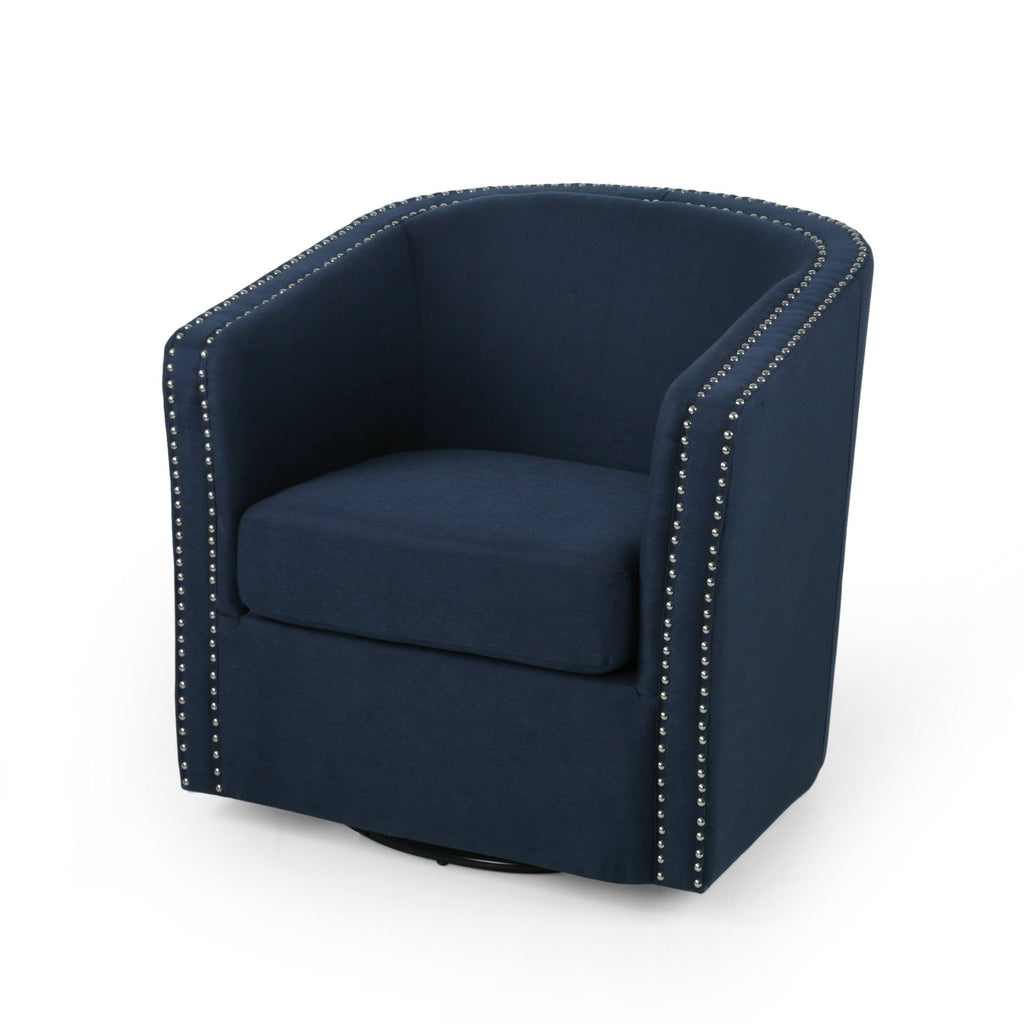 Green Fabric Swivel Chair S862919