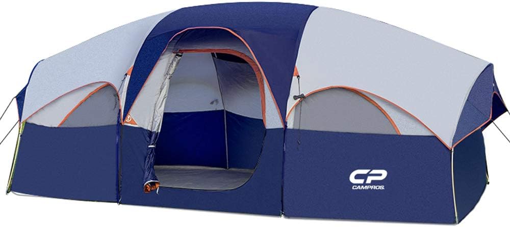 8 Person Waterproof Windproof Family Tent with Carry Bag T2709
