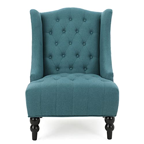 Dark Blue Fabric Club Chair B99752