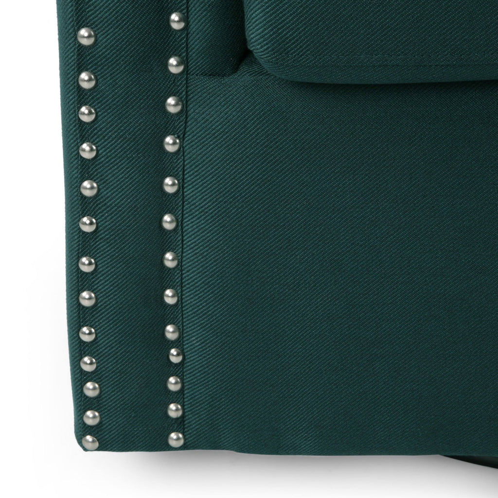 Green Fabric Swivel Chair S862919