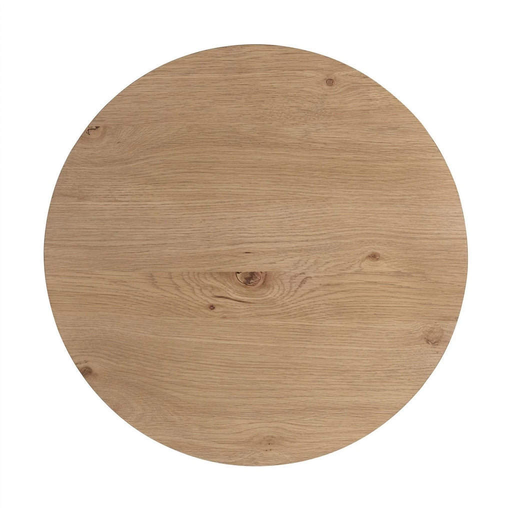 Round Wood End Side Table A2528