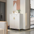 White Gold Shoe Cabinet X22428