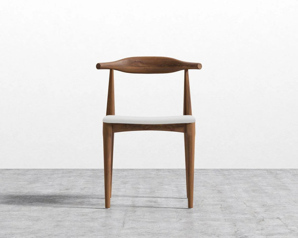 Chartreuse Walnut Stain Elbow Chair F364633