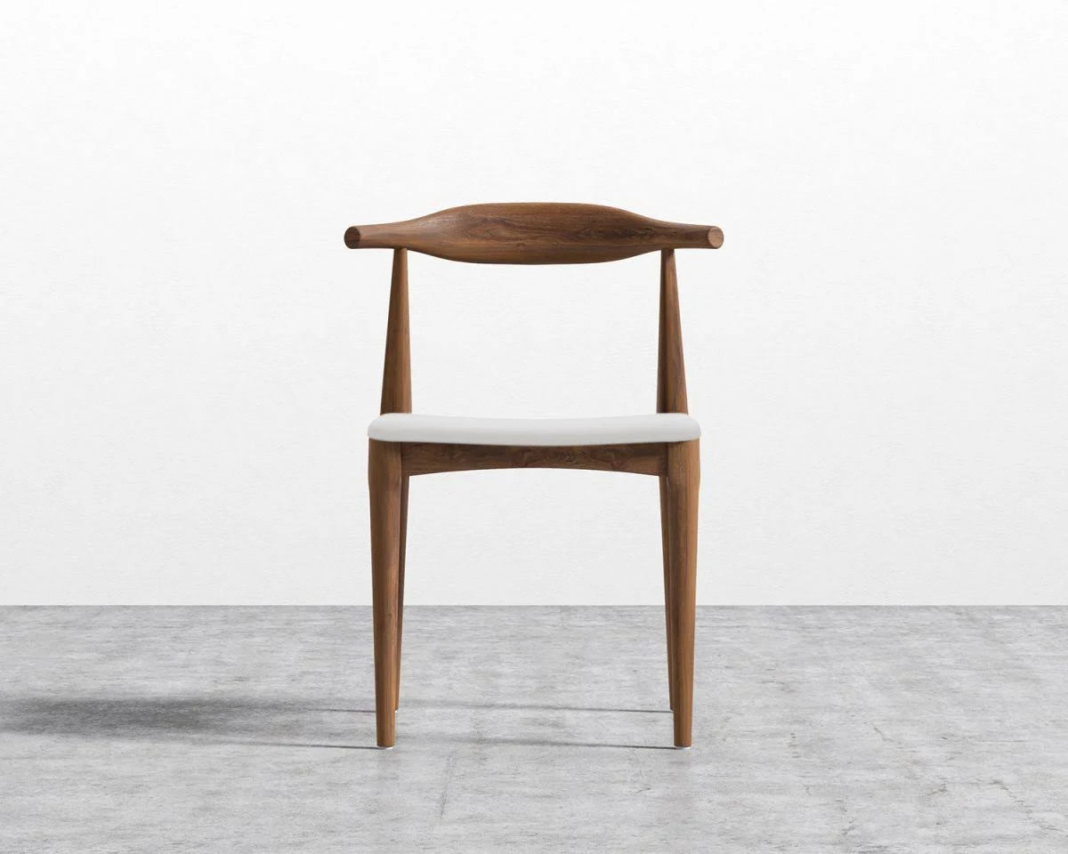 Chartreuse Walnut Stain Elbow Chair F364633