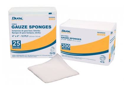 2x22 12 Ply Non-Sterile Gauze Sponge G823