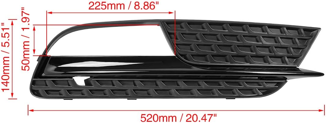 Fog Light Grille Lamp Cover for Audi A5 Q95959