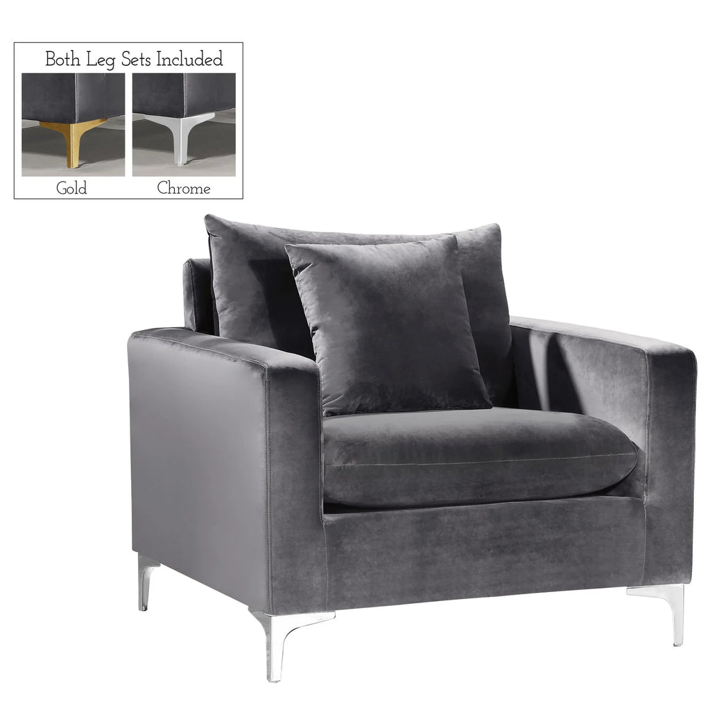 Pink Velvet Accent Chair H497