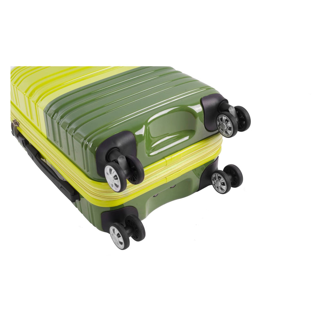 Green Expandable Polycarbonate Carry-On O932396