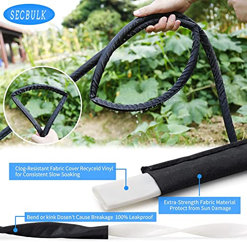 Flat Soaker Hose 100 ft with Stakes I55529