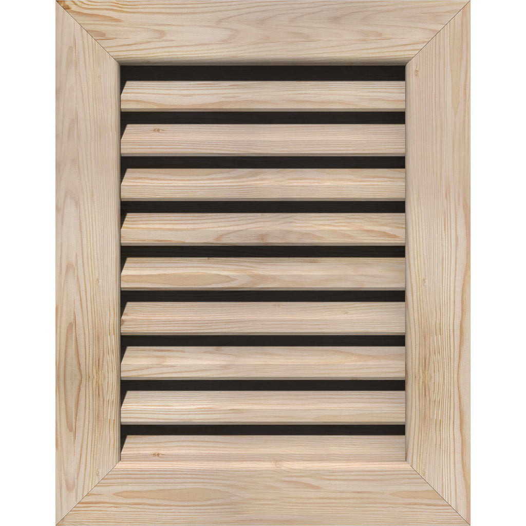 20-in W x 12-in H Smooth Pine Gable Vent A331