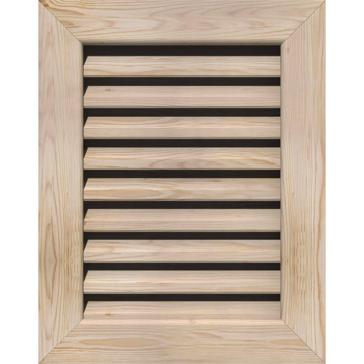 20-in W x 12-in H Smooth Pine Gable Vent A331
