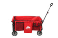 Camping Utility Wagon with Tailgate & Extension Handle, Red P668546