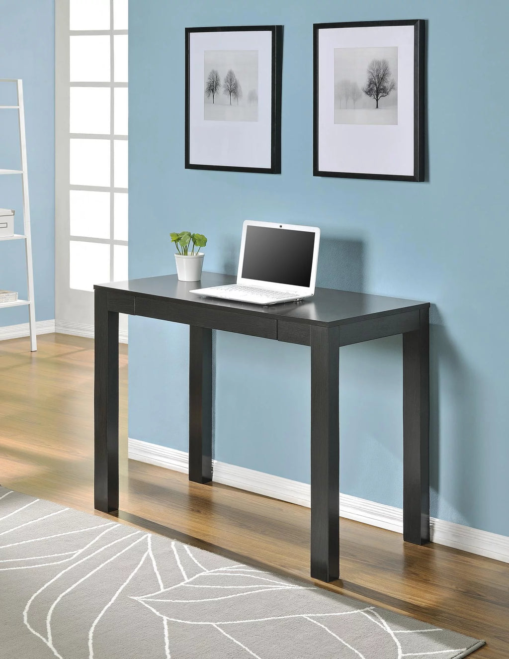 Espresso Computer Desk with Drawer E21956