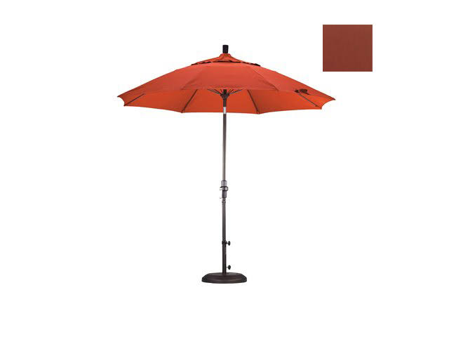 9 ft. Fiberglass Market Umbrella Collar Tilt Bronze G9164