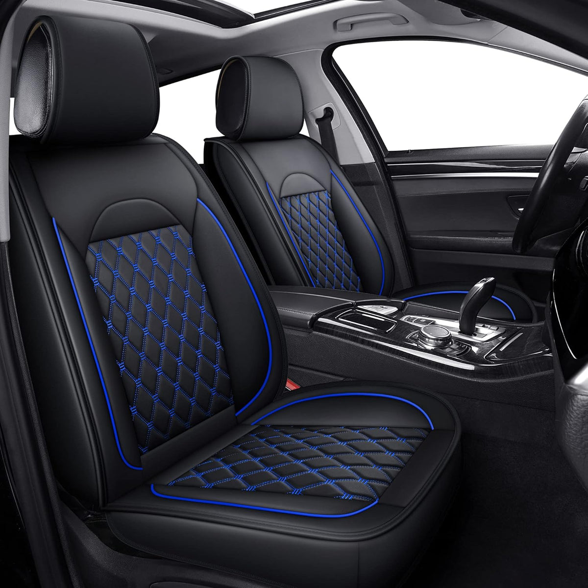 5 Seat Water Proof Faux Leather Car Seat Covers Z902313
