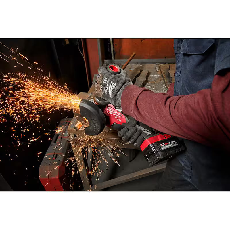 18V Cordless 4-1/2 in./5 in. Grinder Kit with Two 6.0 Ah Batteries I6766