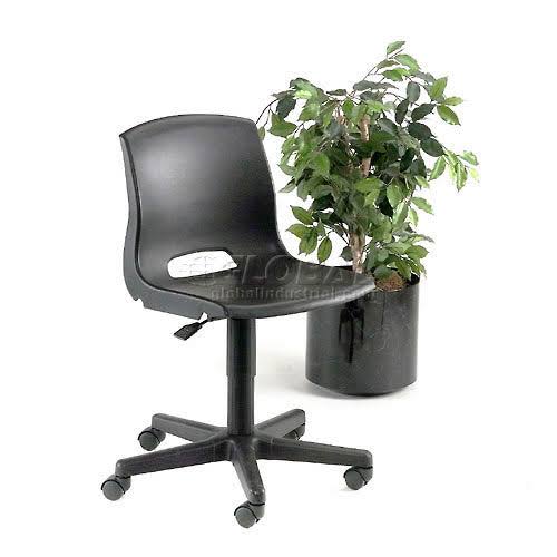 Black Plastic Office Chair V655