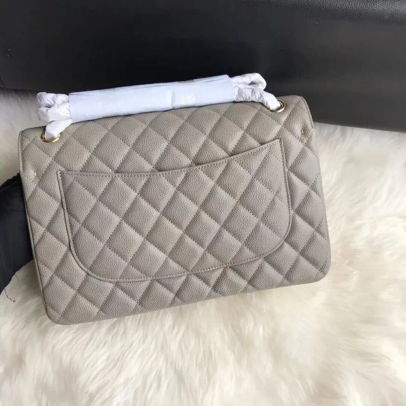 Caviar Calfskin 30Cm Flap Bag R2453