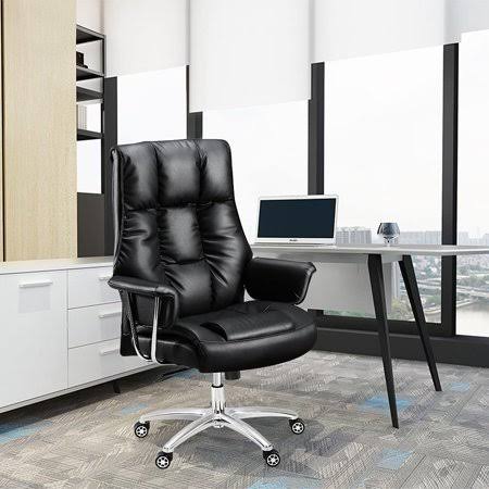 Bonded Leather Ergonomic High Back Executive Office Chair Q76511