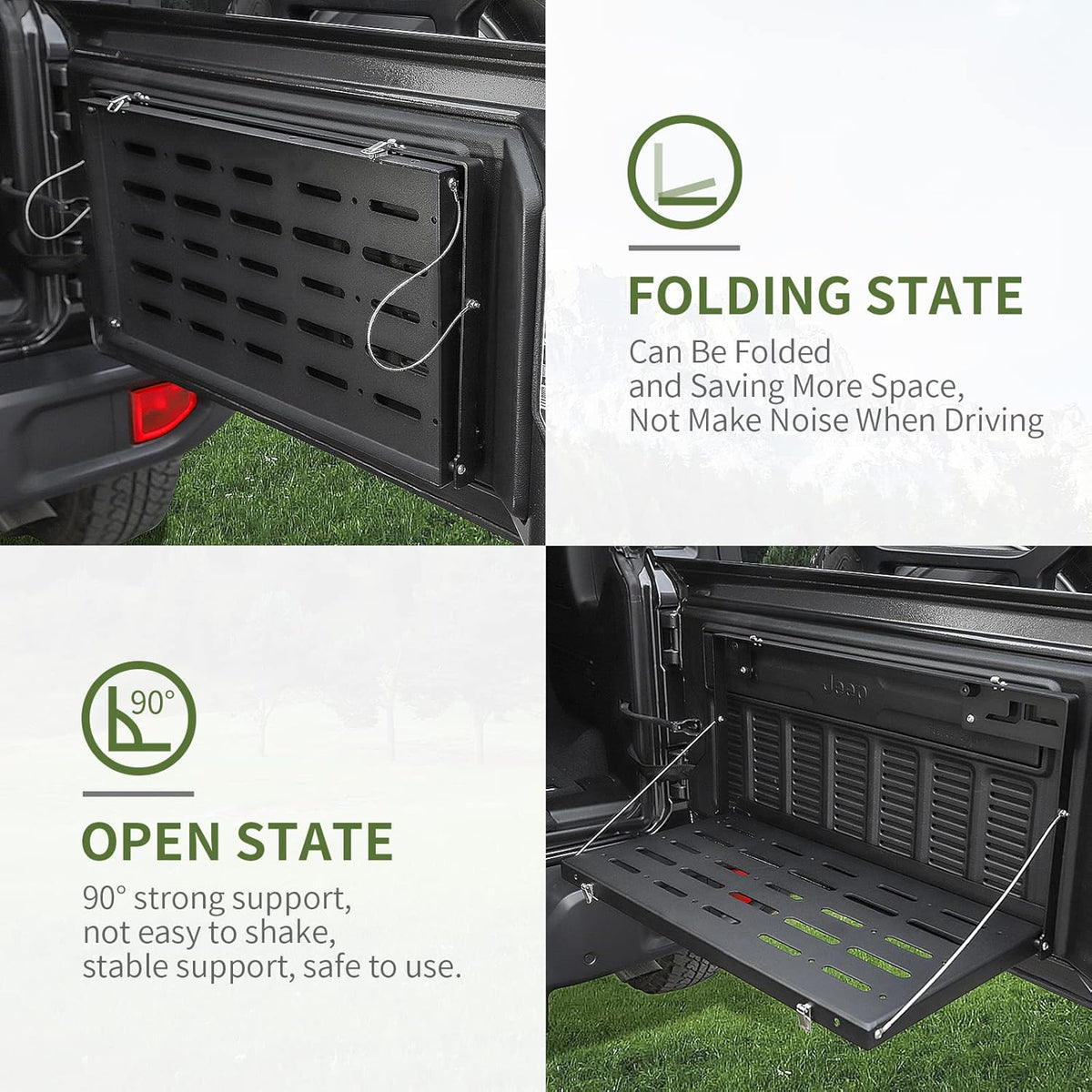 Foldable Aluminum Alloy Tailgate Table A62484
