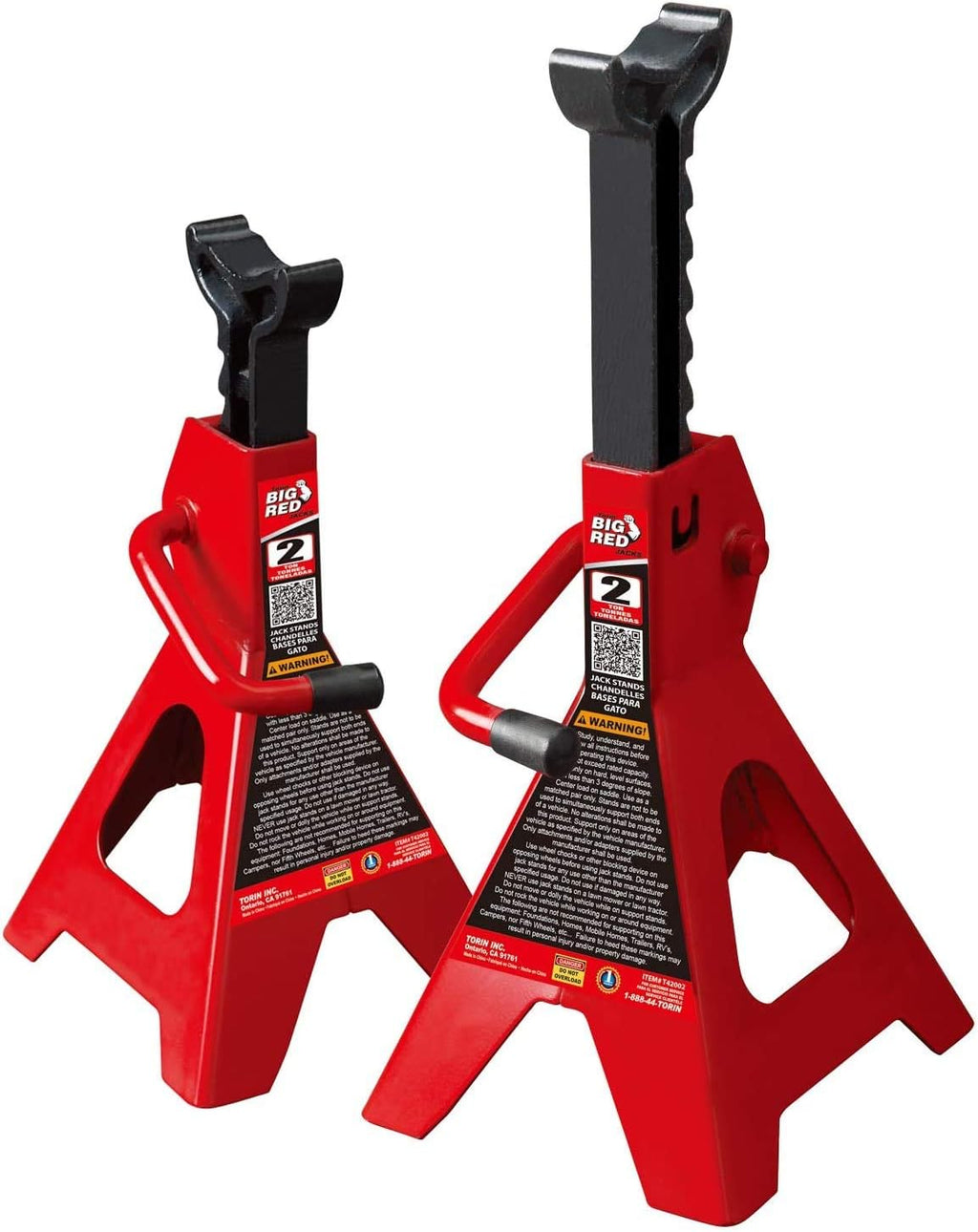 2 Ton Hydraulic Trolley Floor Jack with 2 Jack Stands L696411