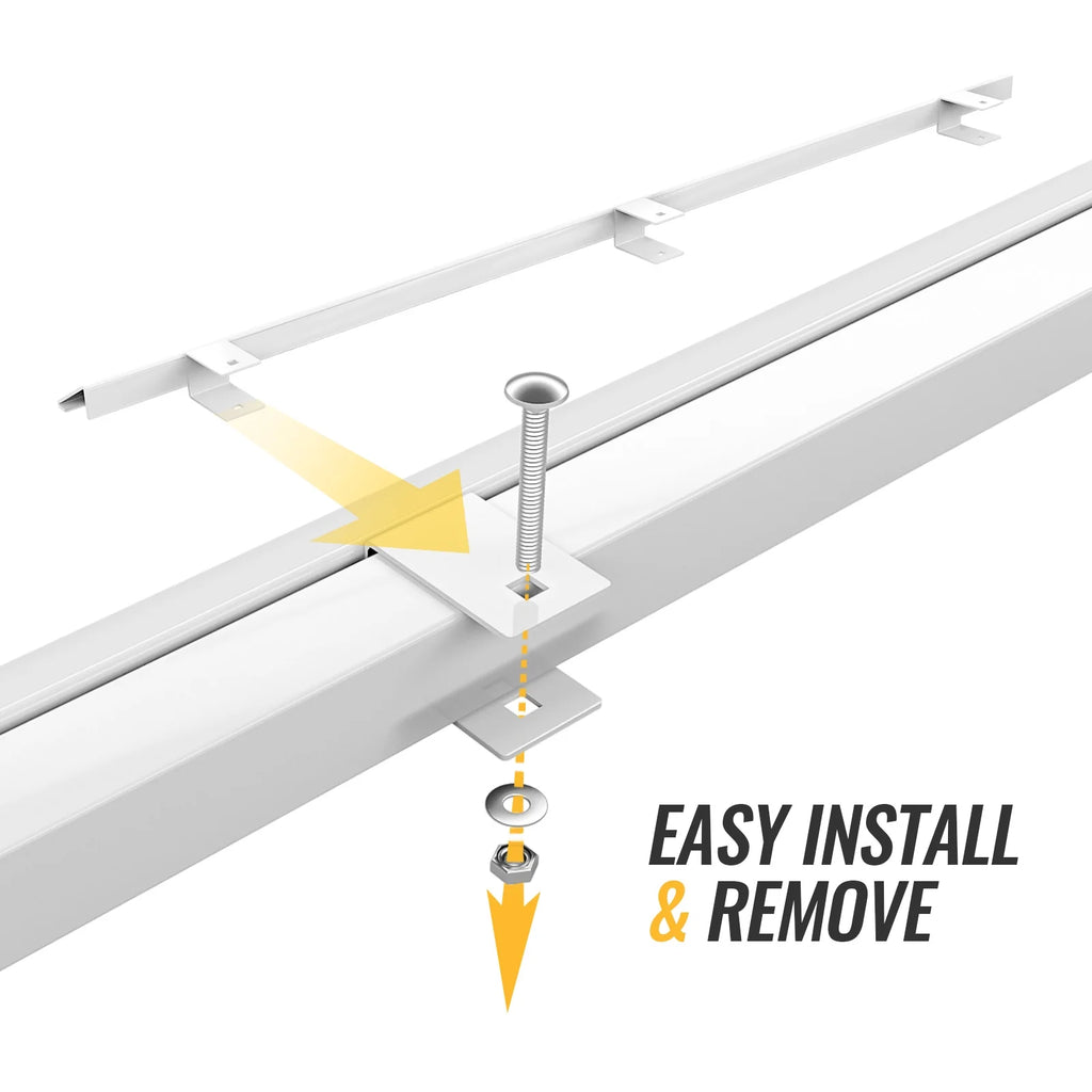 White Van Ladder Rack Wind Deflector P8624
