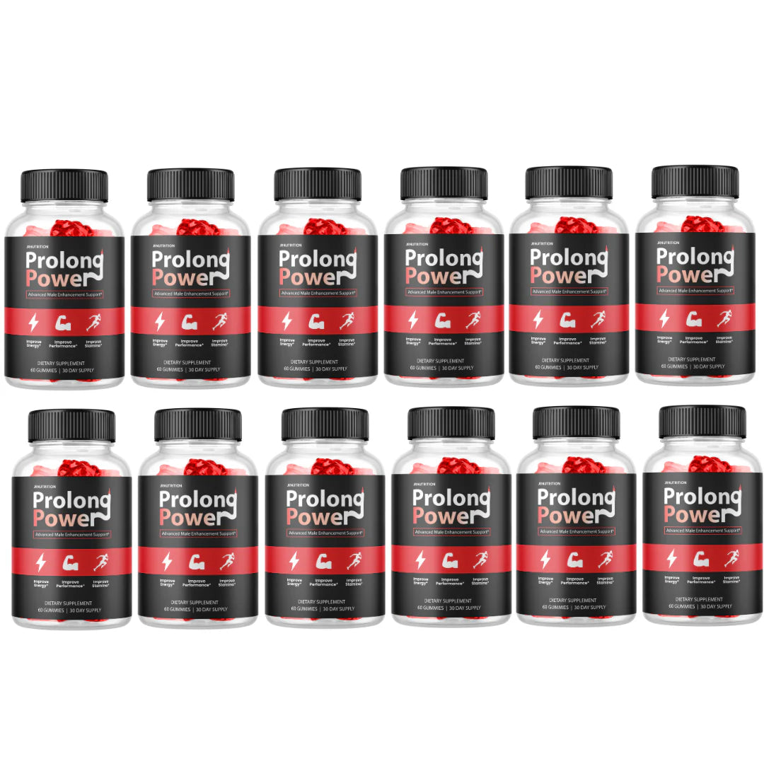 Max Strength Male Supplement Gummies 12 Bottles O33913