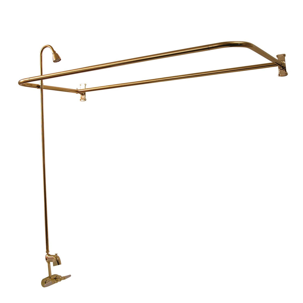 Polished Brass Rectangular Shower Unit G9232