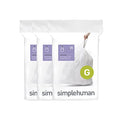 White 30 Liter / 8 Gallon Drawstring Trash Bags V368705