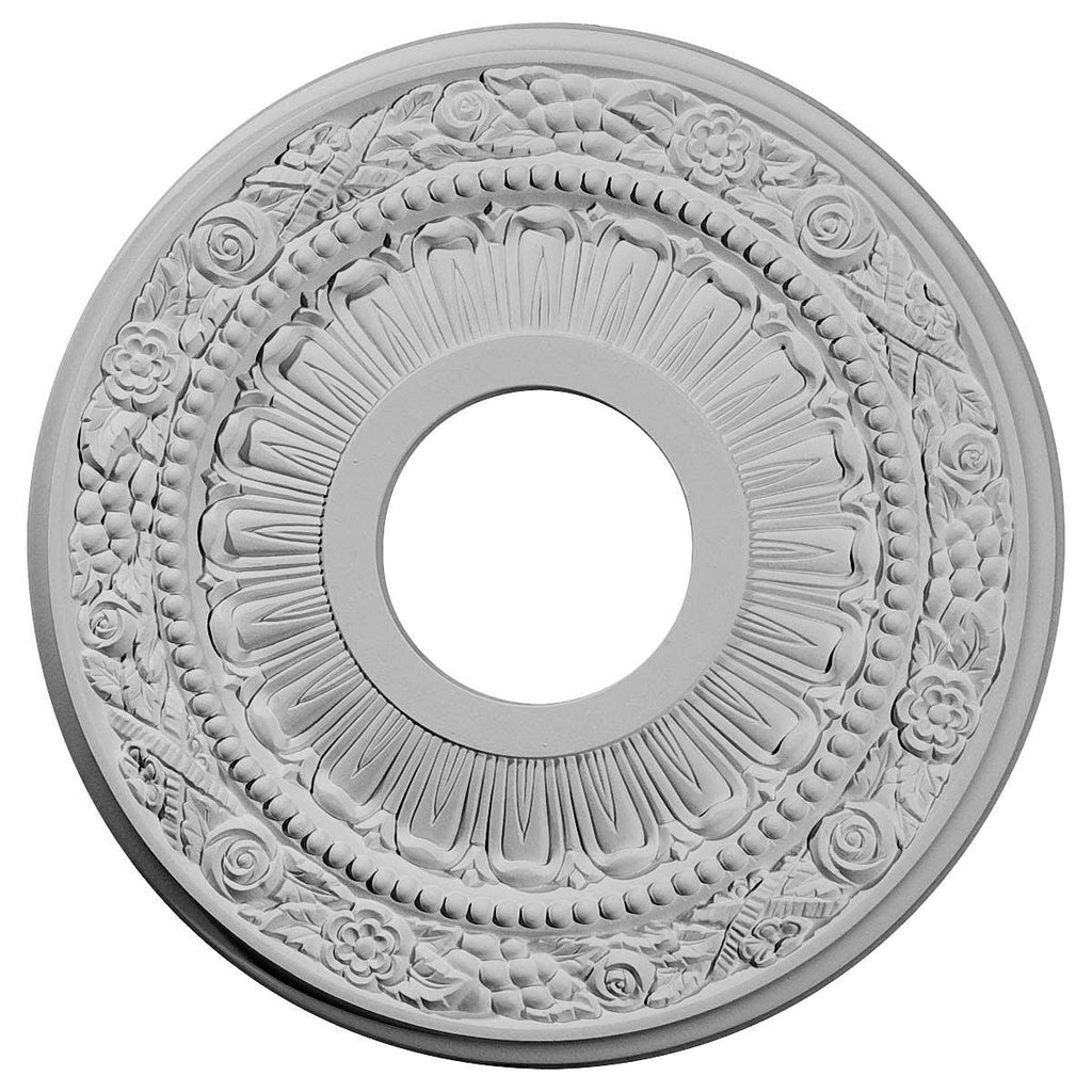 12 1/8x22OD x 3 5/8x22ID x 7/8x22P Ceiling Medallion, Hand-Painted Mississippi Mud B70455
