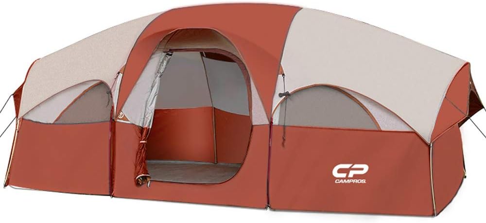 8 Person Waterproof Windproof Family Tent with Carry Bag T2709