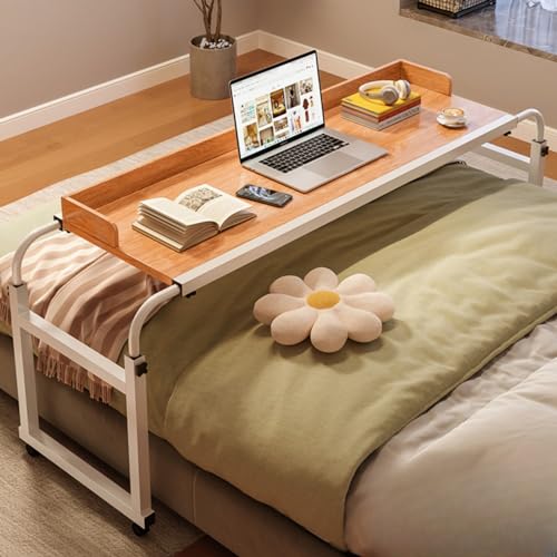 Adjustable Height Overbed Table with Wheels G395