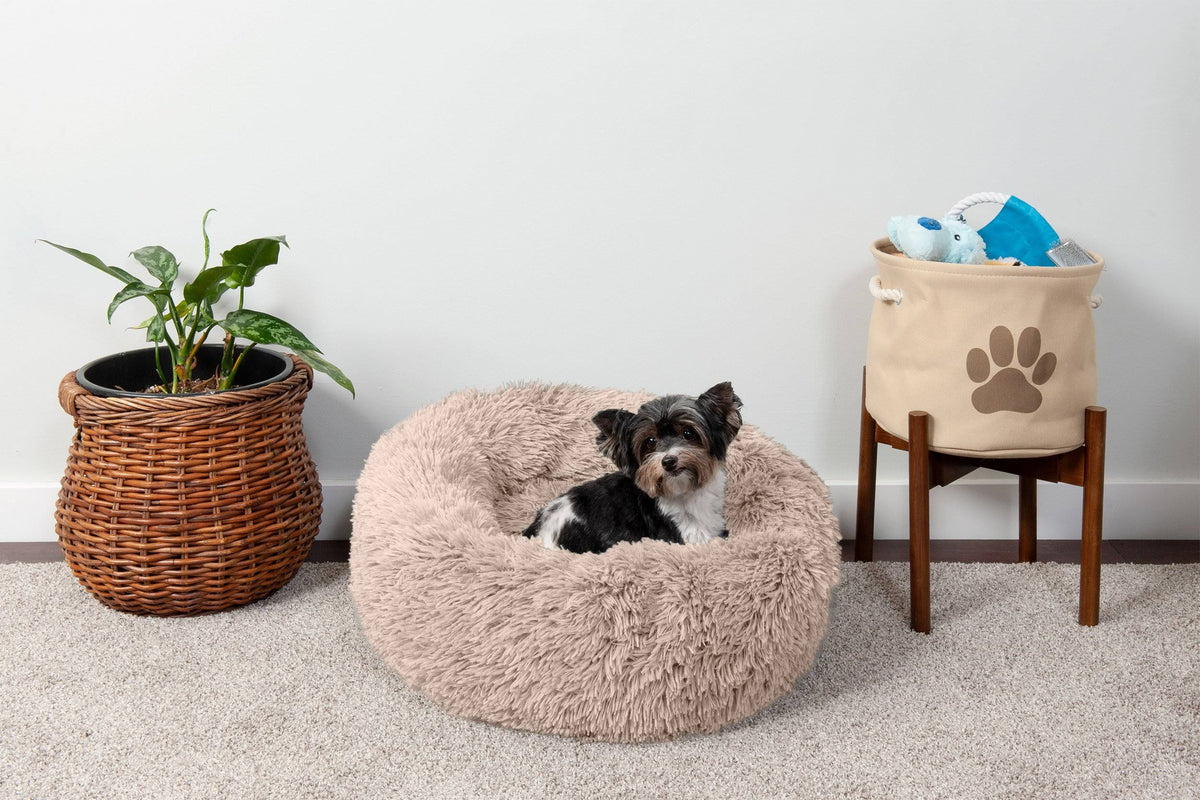 Large Mist Gray Donut Dog Bed S2398