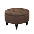 24" Round Storage Ottoman with Reversible Top X7374