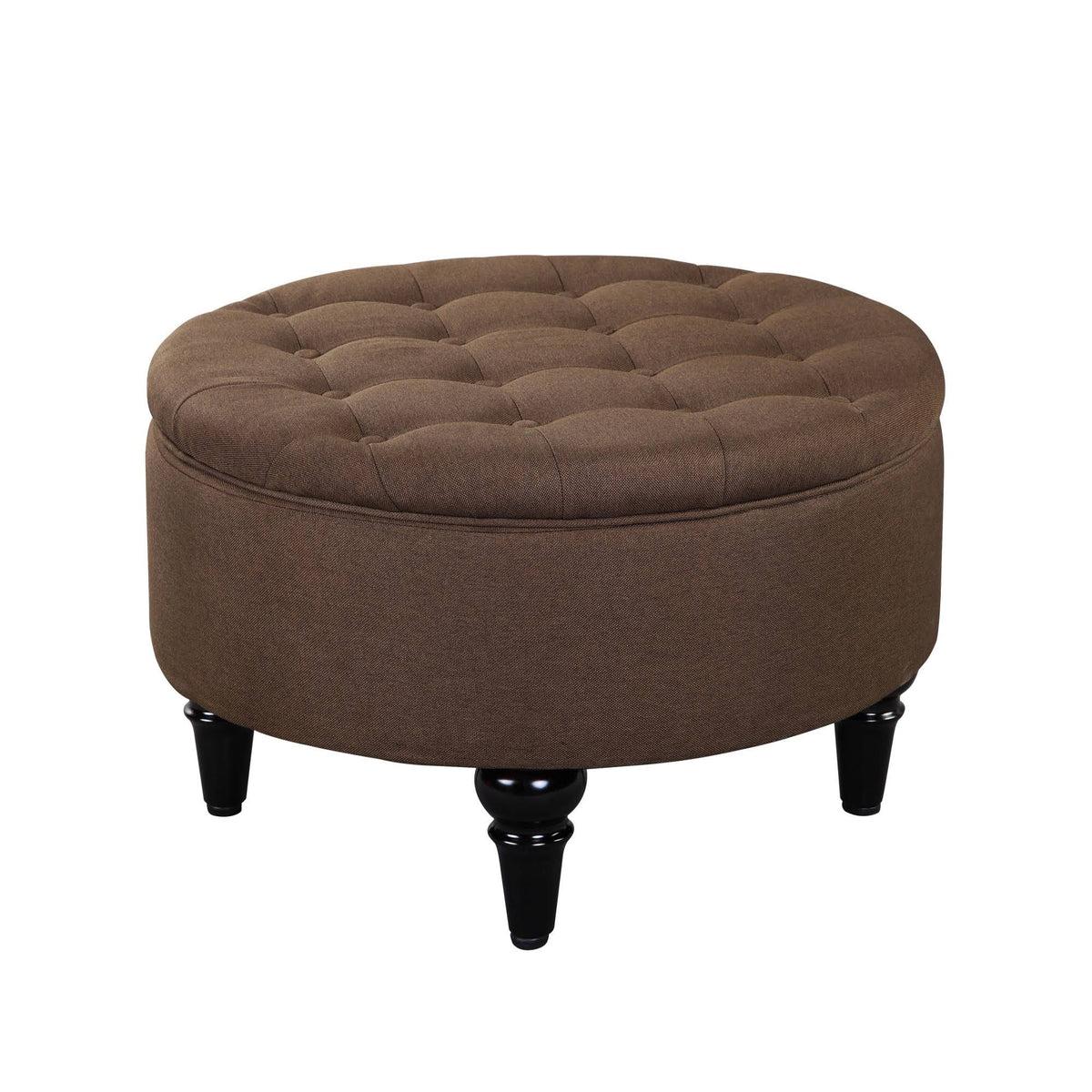 24" Round Storage Ottoman with Reversible Top X7374