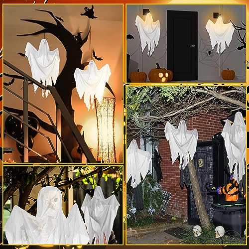 12 Pcs Halloween Hanging Ghost Decoration 27.5 Inch V788563