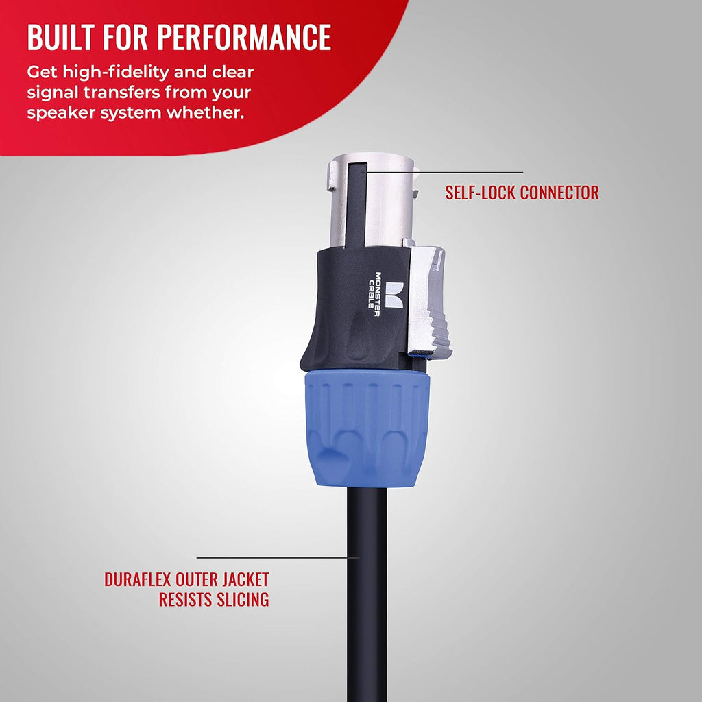 6ft Speaker Cable with Speak,On Connectors O264